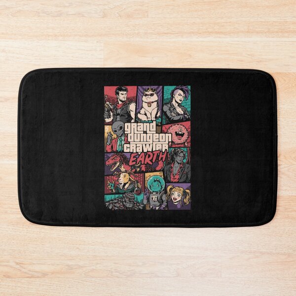 Item preview, Grand Dungeon Crawler Carl Earth Pixel Art Fantasy Collage designed and sold by ViniBall.