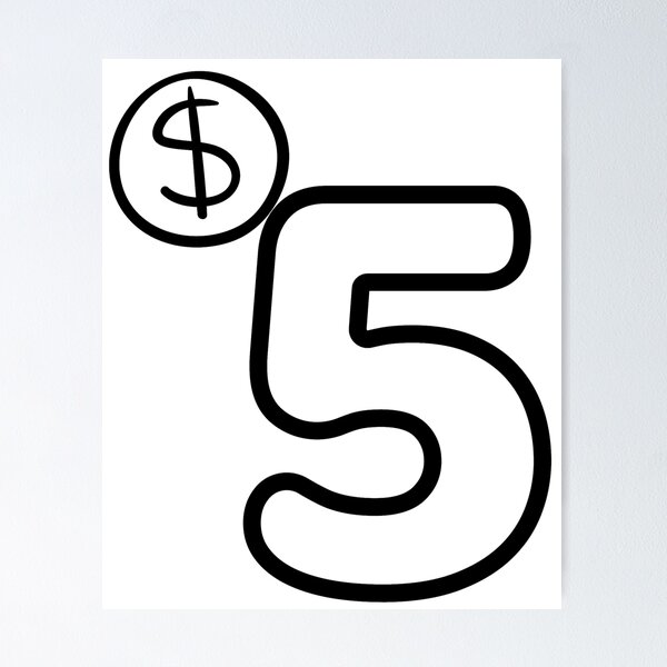 Item preview, Five dolar design for the funny one! designed and sold by COZ17.