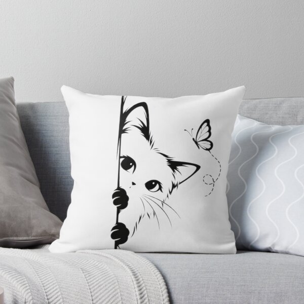 Item preview, Curious Cat and Butterfly designed and sold by Nordova.