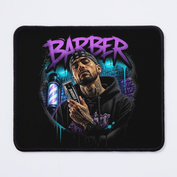 Item preview, Purple Drip Barber Graffiti Streetwear Art designed and sold by Barber MD Culture.