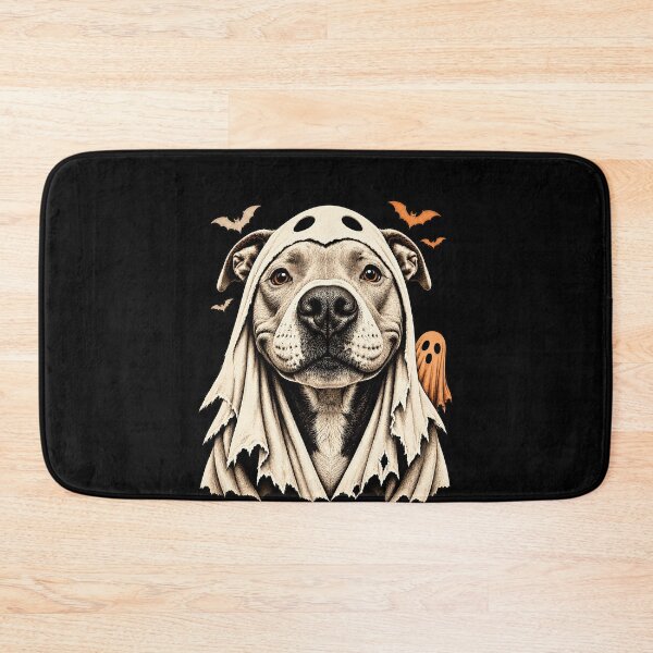 Item preview, Ghost Pitbull Halloween Dog – Funny Spooky Pitbull Lover Design designed and sold by PosiMCreations.