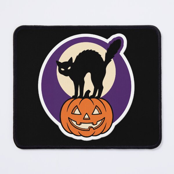 Item preview, Black Cat Pumpkin Bold Halloween Illustration designed and sold by Oommen Studio .