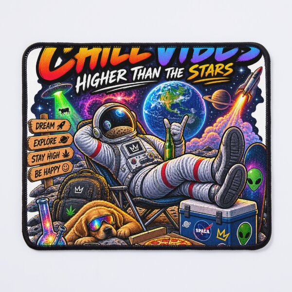 Item preview, Funny Astronaut Shirt – Chill Vibes Higher Than The Stars Space Adventure designed and sold by Molli98.