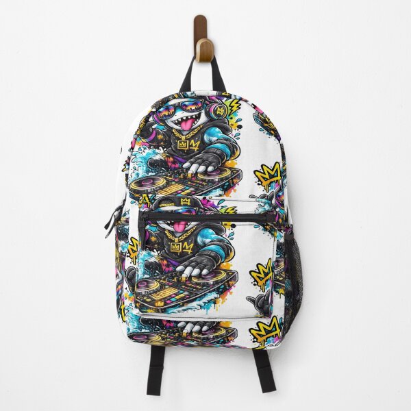 Item preview, DJ Shark Graffiti Music Streetwear Art designed and sold by JMDG Studio.