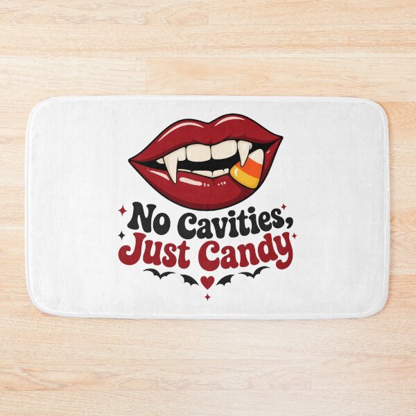 Item preview, No Cavities Just Candy Shirt, Comfort Colors® Vampire Fangs Tee, Funny Halloween Dentist Hygienist Graphic designed and sold by TshirtsLabs.