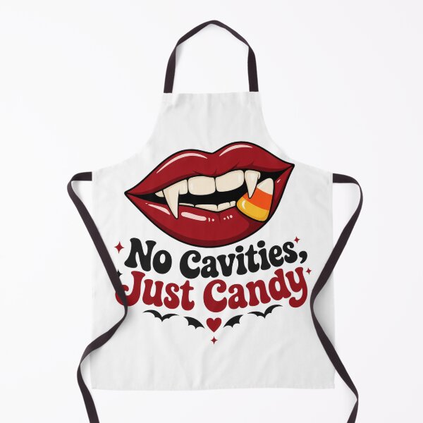 Item preview, No Cavities Just Candy Shirt, Comfort Colors® Vampire Fangs Tee, Funny Halloween Dentist Hygienist Graphic designed and sold by TshirtsLabs.