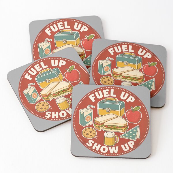 Item preview,  Fuel Up Show Up Lunchbox Vintage Badge designed and sold by MOCH- ART.