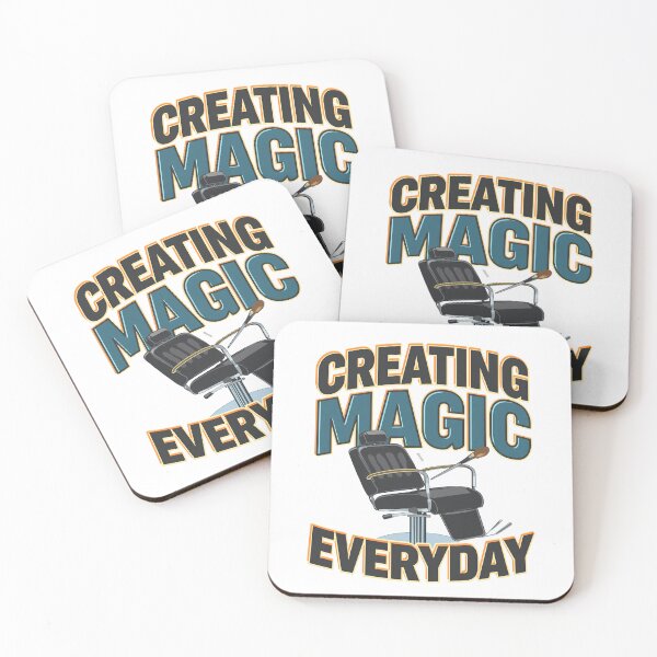Item preview, Creating Magic Everyday Hairstylist Salon Beauty Sticker designed and sold by Kavya Art.