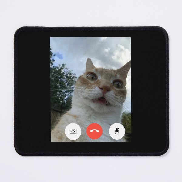 Item preview, Funny Cat Video Call Meme Design designed and sold by cerima.