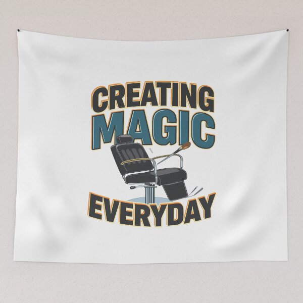 Item preview, Creating Magic Everyday Hairstylist Salon Beauty Sticker designed and sold by Kavya Art.