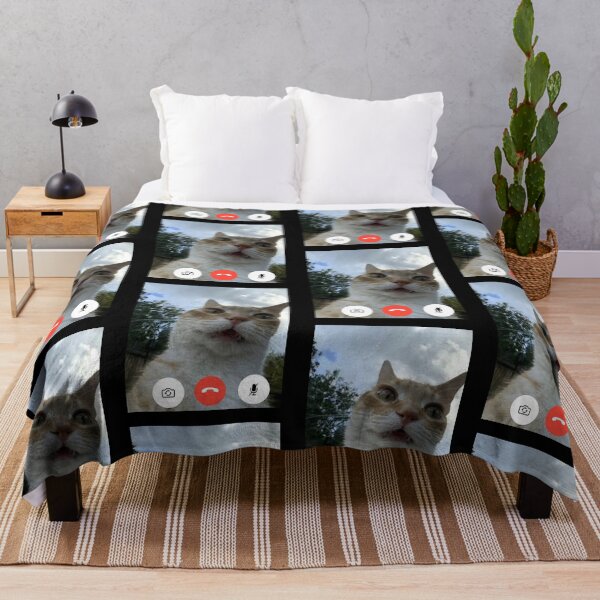 Item preview, Funny Cat Video Call Meme Design designed and sold by cerima.