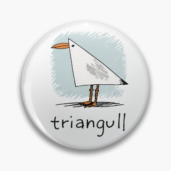 Item preview, Triangull Funny Triangle Seagull Geometry Bird Pun designed and sold by NoeValdric.