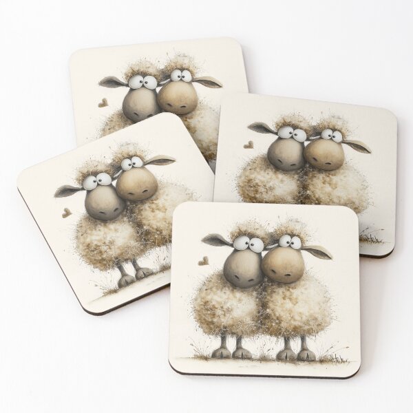 Item preview, Gorgeous Sheep ' Sheep Love Bugs’ BY SHiRLeY MacARTHuR designed and sold by Shirley MacArthur Art.