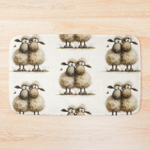 Item preview, Gorgeous Sheep ' Sheep Love Bugs’ BY SHiRLeY MacARTHuR designed and sold by Shirley MacArthur Art.