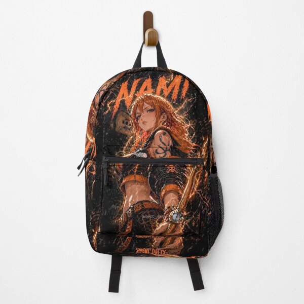 Item preview, Orange Haired Anime Warrior – Lightning Storm Pirate Girl Aesthetic designed and sold by Dyan4.