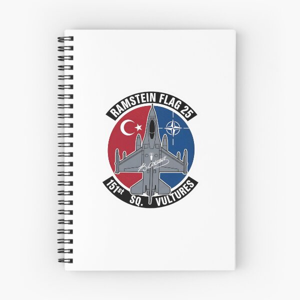 Item preview, Turkish Air Force 151st Vultures Squadron Ramstein Flag 25 Patch designed and sold by CharlieDesings.