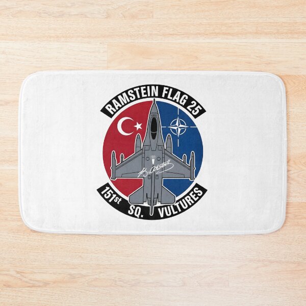Item preview, Turkish Air Force 151st Vultures Squadron Ramstein Flag 25 Patch designed and sold by CharlieDesings.