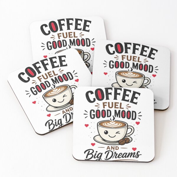 Item preview, Coffee Fuel Good Mood Big Dreams designed and sold by Salma.Store.