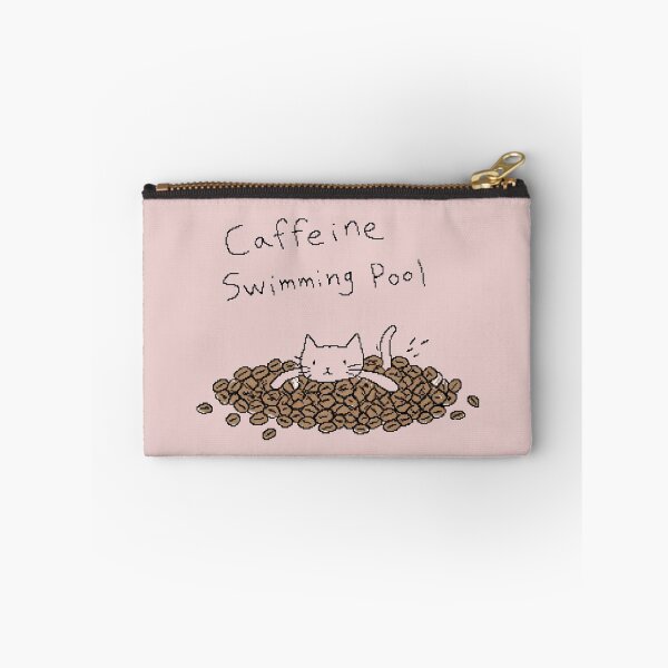 Item preview, Caffeine Swimming Pool - Cute Cat Swimming in Coffee Beans Graphic T-Shirt designed and sold by ManggaeJM.