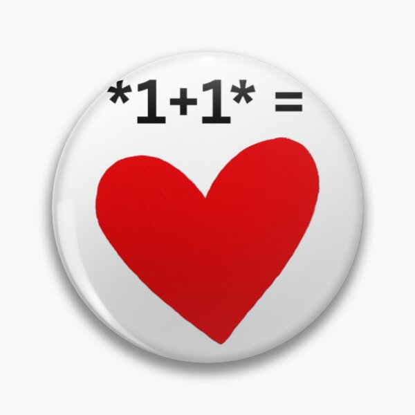 Artikelvorschau, 1 + 1 = Herz – Minimalistische Liebe von Mathematiklehrern entworfen und verkauft von PoppaBear71.