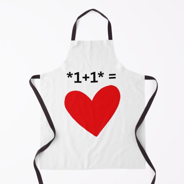 Item preview, 1 + 1 = Heart – Minimalist Math Teacher Love designed and sold by PoppaBear71.