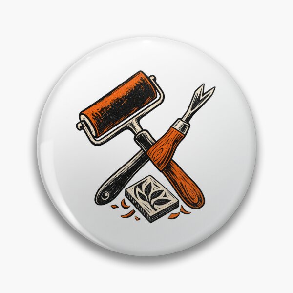 Item preview,  Linocut Printmaker Tools Gift for Block Printing Artists designed and sold by UrbanCanvvas.