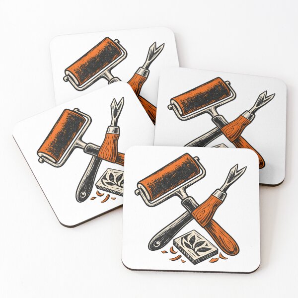 Item preview,  Linocut Printmaker Tools Gift for Block Printing Artists designed and sold by UrbanCanvvas.