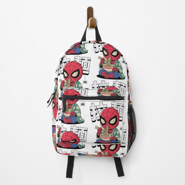 Item preview, Spider-Man Eatingg Ramen Funny Japanese Style designed and sold by ViniBall.