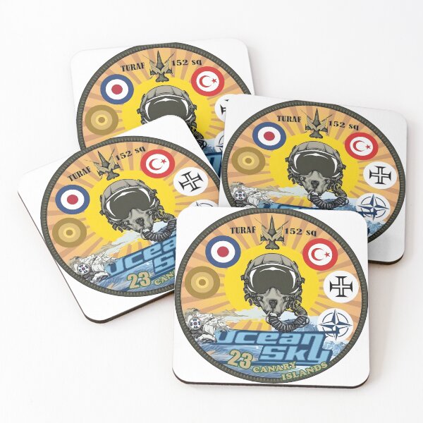 Item preview, Turkish Air Force 152nd Raiders Squadron Ocean Sky 23 Patch designed and sold by CharlieDesings.