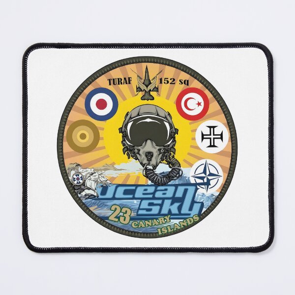 Item preview, Turkish Air Force 152nd Raiders Squadron Ocean Sky 23 Patch designed and sold by CharlieDesings.