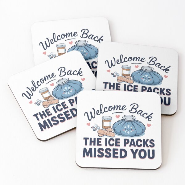 Item preview, Welcome Back The Ice Packs Missed You School Nurse Back to School Humor Cute Medical Recovery Design designed and sold by ByPawel.