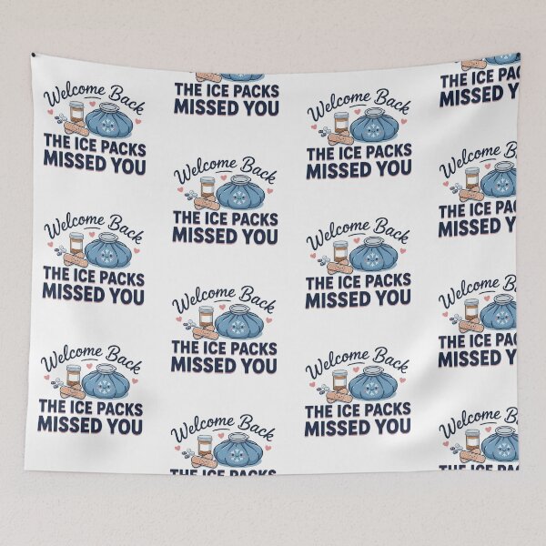 Item preview, Welcome Back The Ice Packs Missed You School Nurse Back to School Humor Cute Medical Recovery Design designed and sold by ByPawel.