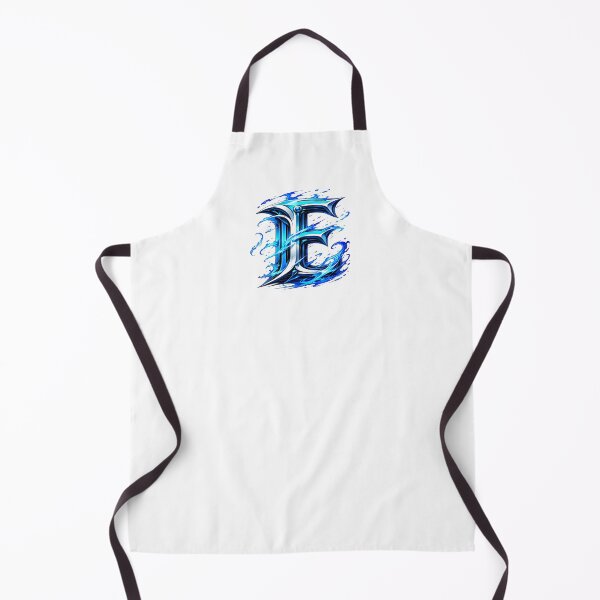 Item preview, AquaFlare MangaForge Letter E designed and sold by BlissBlvdShop.