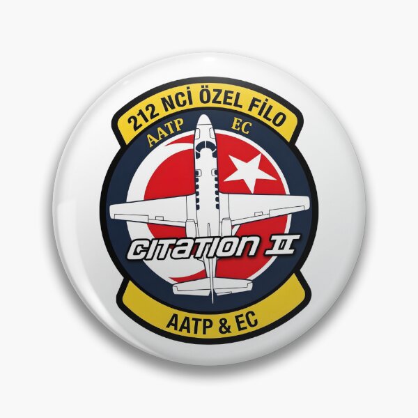 Item preview, Turkish Air Force 212th Special Squadron Cessna Citation II Patch designed and sold by CharlieDesings.
