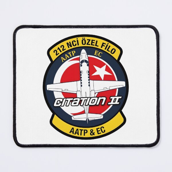 Item preview, Turkish Air Force 212th Special Squadron Cessna Citation II Patch designed and sold by CharlieDesings.