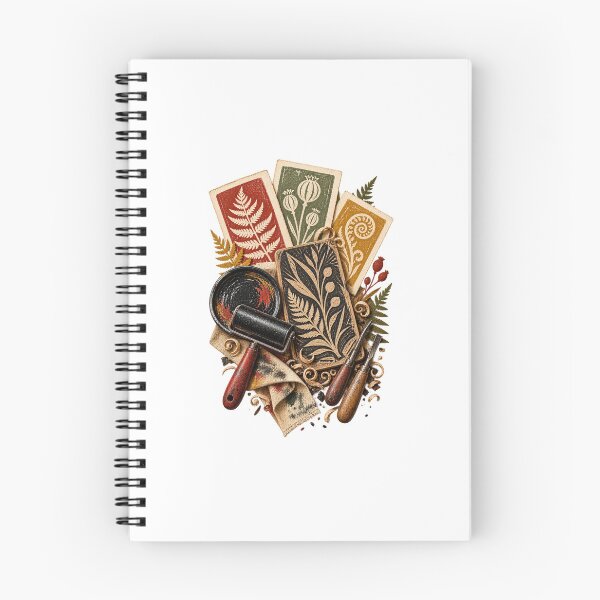 Item preview, Botanical Linocut Studio Gift for Relief Printmakers designed and sold by UrbanCanvvas.