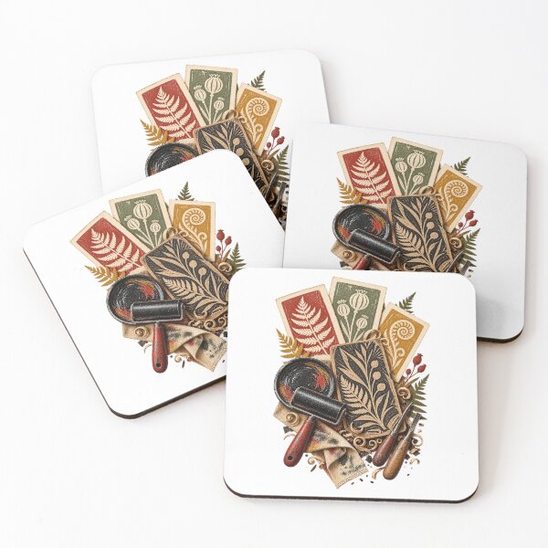 Item preview, Botanical Linocut Studio Gift for Relief Printmakers designed and sold by UrbanCanvvas.