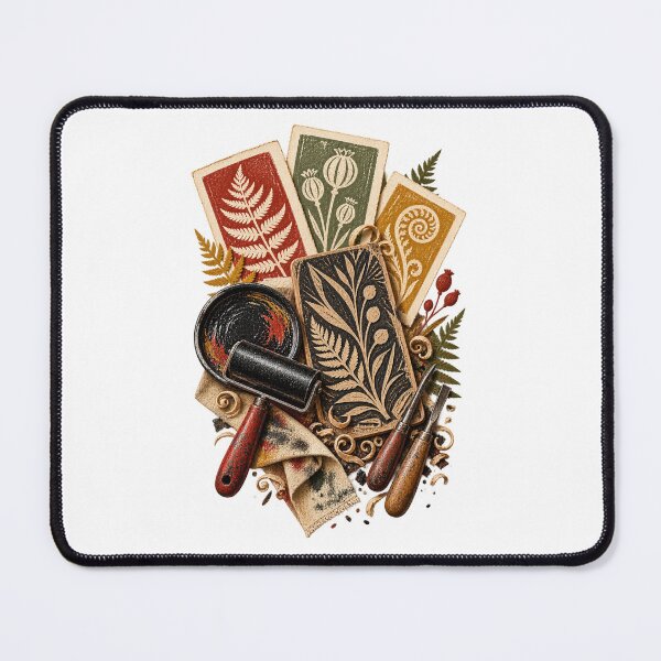 Item preview, Botanical Linocut Studio Gift for Relief Printmakers designed and sold by UrbanCanvvas.