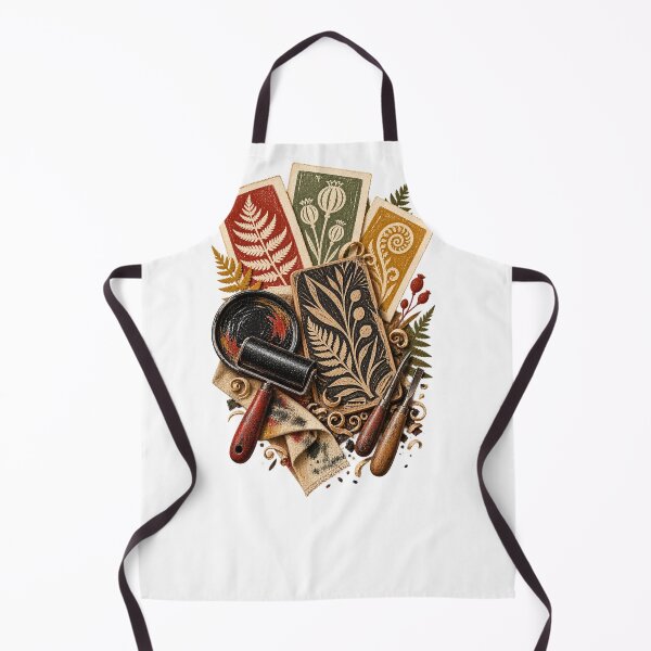 Item preview, Botanical Linocut Studio Gift for Relief Printmakers designed and sold by UrbanCanvvas.