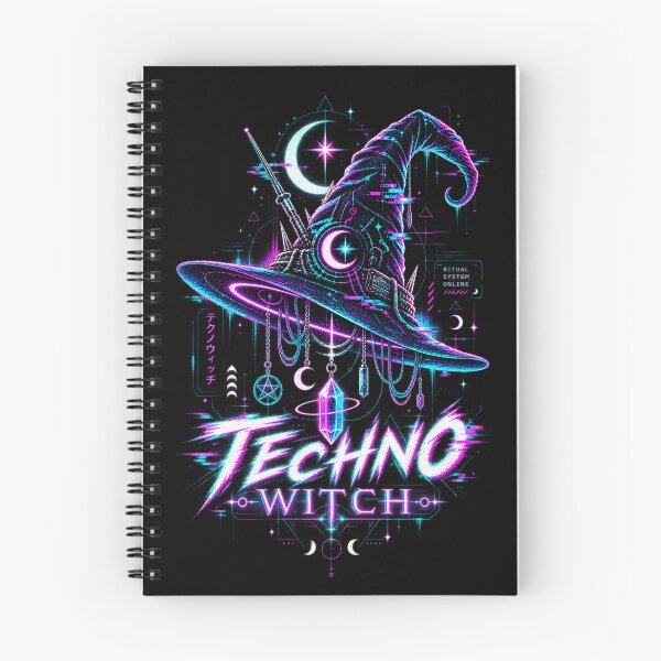 Item preview, Techno Witch – Cyberpunk Glitch Witchcraft designed and sold by JupiterGlitchEmpire.