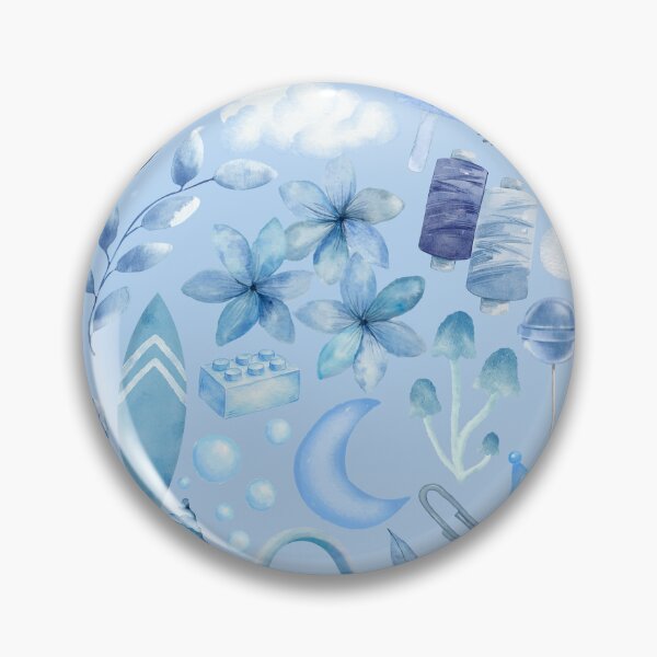 Item preview, Blue Shell Coral Balloon Cloud designed and sold by GeoGoose.