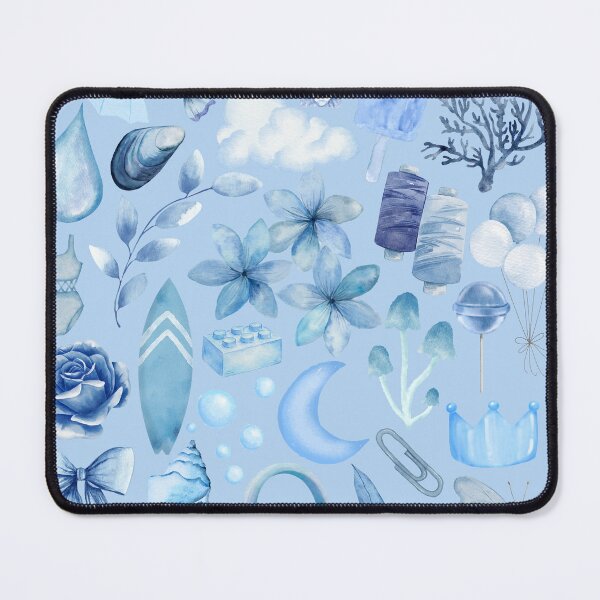 Item preview, Blue Shell Coral Balloon Cloud designed and sold by GeoGoose.