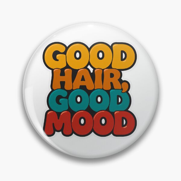 Item preview, Good Hair Good Mood Hairstylist Salon Sticker designed and sold by Kavya Art.