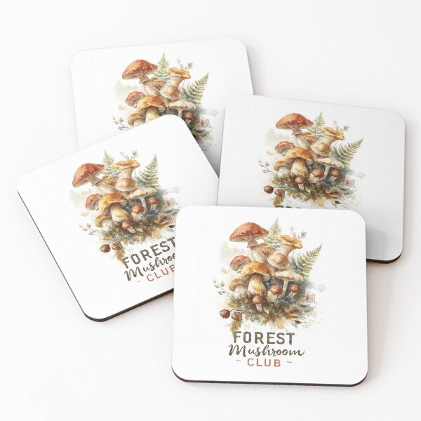 Item preview, Forest Mushroom Club – Autumn Woodland Mushrooms designed and sold by Helenaphotoart.
