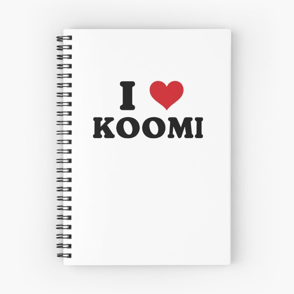 Item preview, I Love Koomi Bold Typography Design designed and sold by DarylPope.