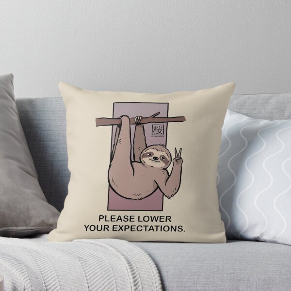 Item preview, Please Lower Your Expectations Sloth designed and sold by SakuraHaven.