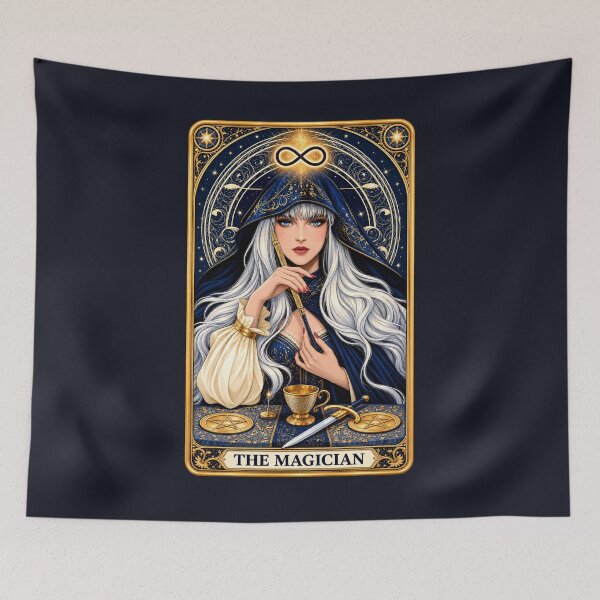 Item preview, The Magician Tarot Card | Gothic Witch Mystical Occult Fantasy designed and sold by MythicMood.