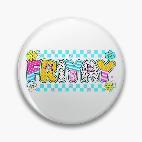 Item preview, Colorful Fri-Yay Retro Teacher Friday Design designed and sold by PalleteCreation.