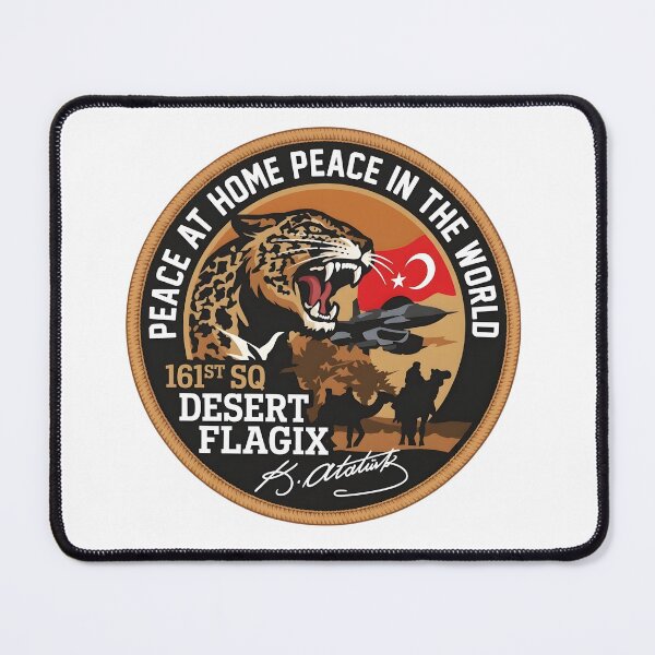 Item preview, Turkish Air Force 161st Eagle Owl Squadron Desert Flag IX Patch designed and sold by CharlieDesings.