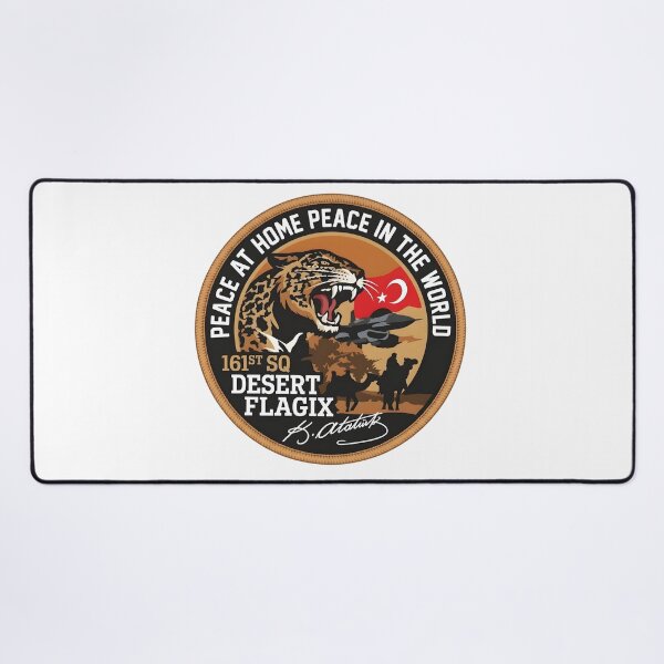 Item preview, Turkish Air Force 161st Eagle Owl Squadron Desert Flag IX Patch designed and sold by CharlieDesings.